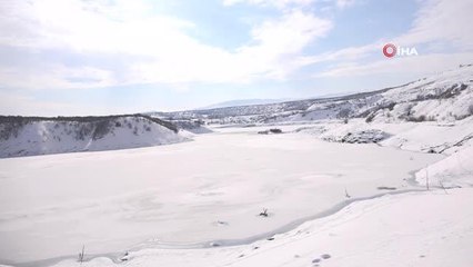 Son dakika haberi | Tunceli'de baraj gölü dondu