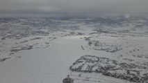 Son dakika haberi... AFYONKARAHİSAR - Frigya'daki Emre Gölü buzla kaplandı
