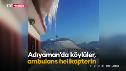 Ateş yakarak helikoptere konum gösterdiler