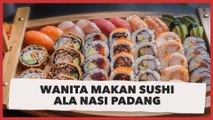 Viral Wanita Makan Sushi ala Nasi Padang, Jadi Sorotan Publik hingga Tuai Perdebatan Online