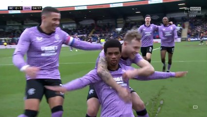 Ross County 0-1 Rangers - Amad Diallo goal - 29.01.2022