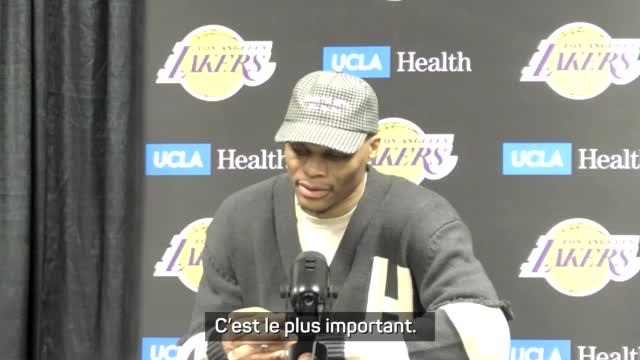 Lakers - Westbrook : Toujours capable de produire ce genre de performance pour l'équipe