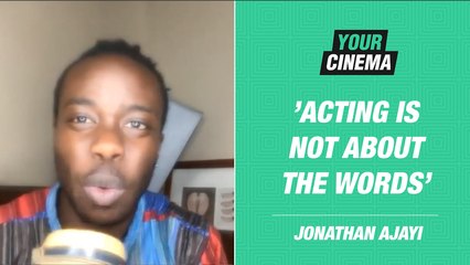 'Acting is not about the words' Jonathan Ajayi sharing advice with actors on performing | Your Cinema