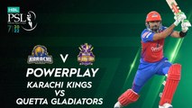 Karachi Kings Powerplay | Karachi Kings vs Quetta Gladiators | Match 4 | HBL PSL 7 | ML2G