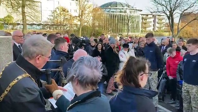 National Veterans Walk dedication January 29, 2022