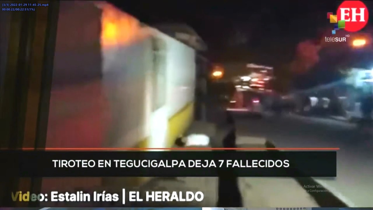 teleSUR Noticias 11:30 29-01: Tiroteo en Tegucigalpa deja 7 fallecidos