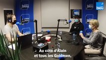 Elodie sur la scène du Zénith d'Amiens avec les Goldmen