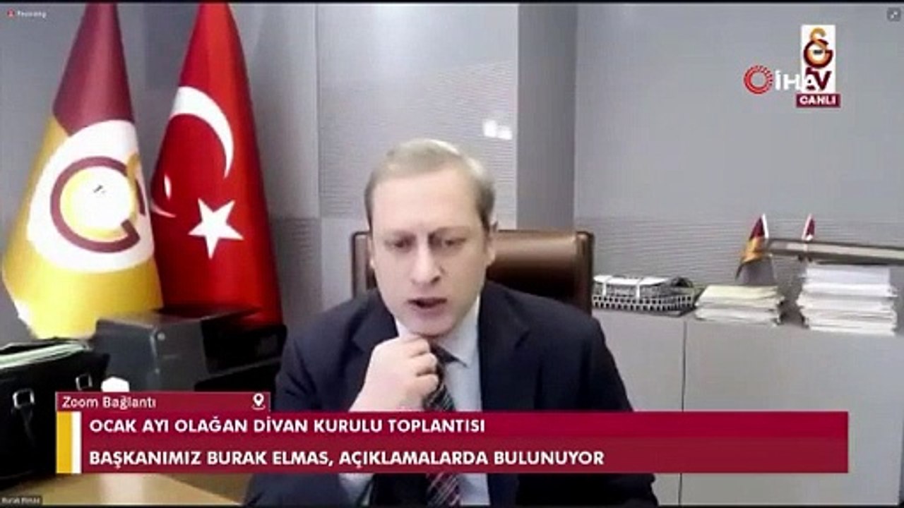 Burak Elmas: "Biz buradayız, görevimizin başındayız"