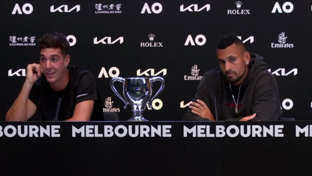 Open d'Australie 2022 - Nick Kyrgios and Thanasi Kokkinakis : We didn't expect to make ATP Finals especially after playing one tournament for the year together. It's pretty fucking crazy, really.