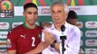 في لقطة طريفة أشرف حكيمي و سفيان بوفال يمازحان مدرب المنتخب المغربي وحيد خليلوزيتش