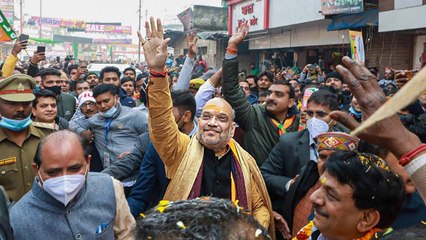 What is the pattern election campaigning of BJP and SP?