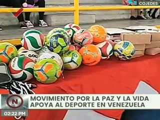 Movimiento por la Paz y la Vida rehabilita el Complejo Deportivo "El Baquiano" en Cojedes