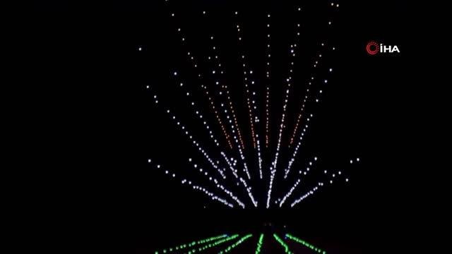 Hindistan'da bin drone ile Cumhuriyet Bayramı kutlaması