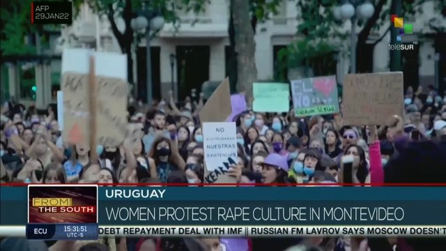 FTS 16:30 29-01: Women protest against gender violence in Uruguay
