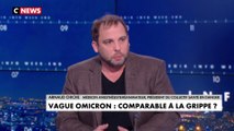 Arnaud Chiche : «La gravité par rapport au variant Delta est moindre avec Omicron, même si Omicron amène quand même en réanimation»