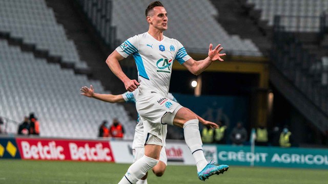 OM - Montpellier (1-1, tab 5-4) : Le but d'Arkadiusz Milik