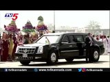 Donald trump car and Convoy in India | US President Trump Car Beast  | TV5 Kannada