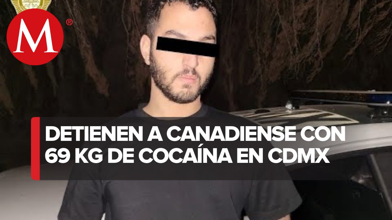 Policías de CdMx detienen a canadiense con 69 kilos de cocaína en la ...
