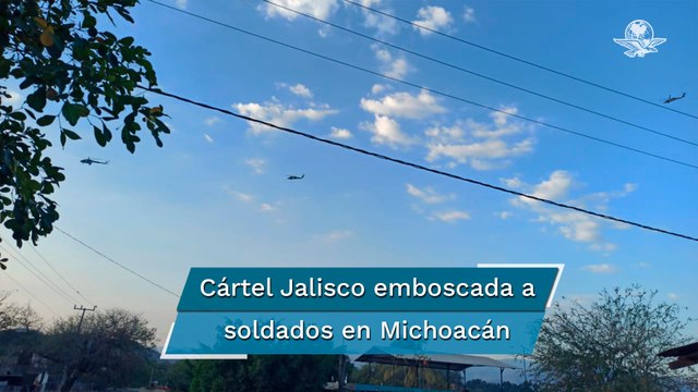 CJNG ataca con explosivos a personal militar en Tepalcatepec