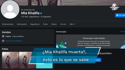 Mia Khalifa alborota las redes con su "desaparición"