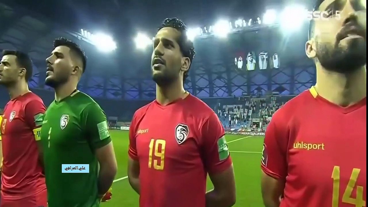 الشوط الاول مباراة الامارات وسوريا  تصفيات كأس...
