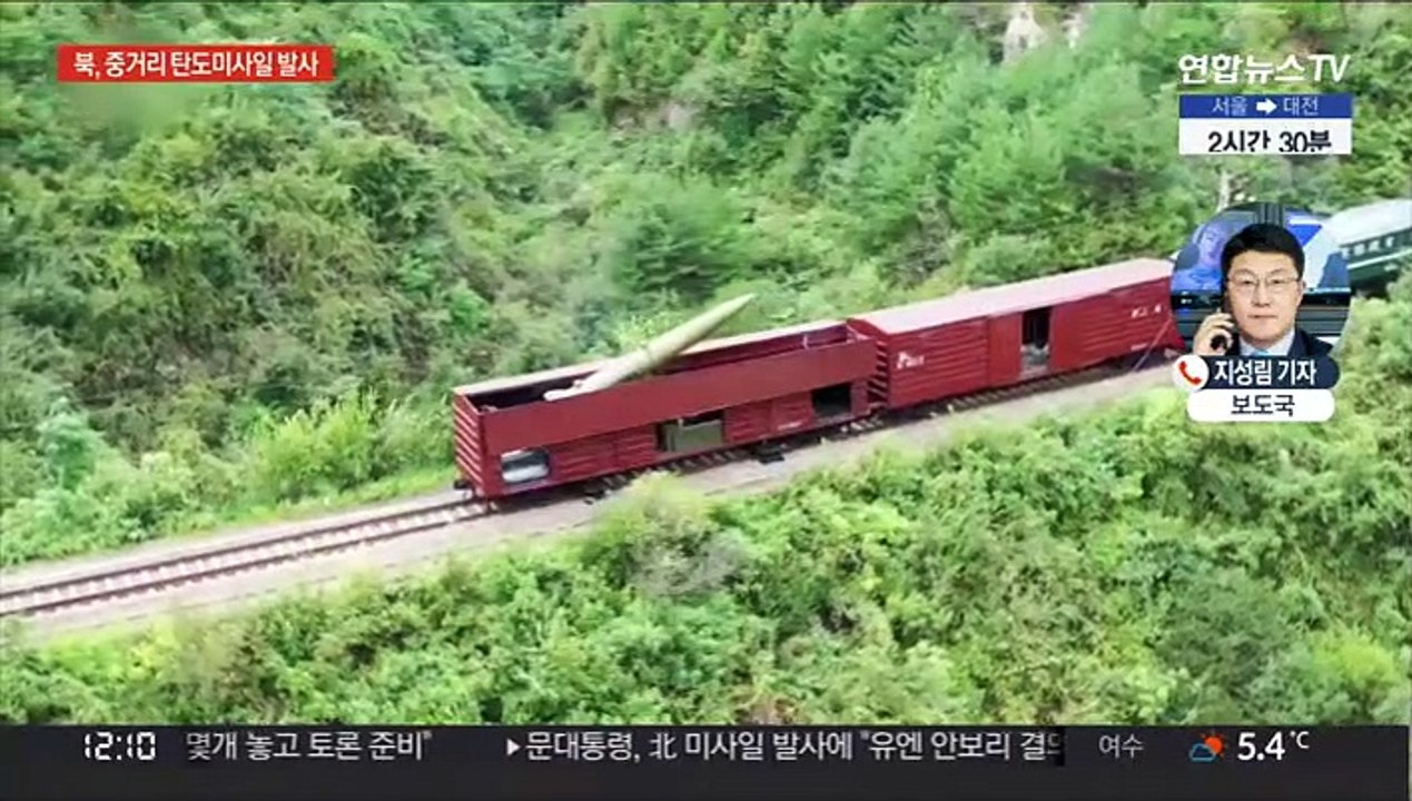 북한, 중거리 탄도미사일 발사…모라토리엄 파기 임박