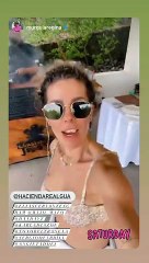 REGINA DE JNS OFRECE CARNE DESPUÉS DEL CUMPLE DE TONO