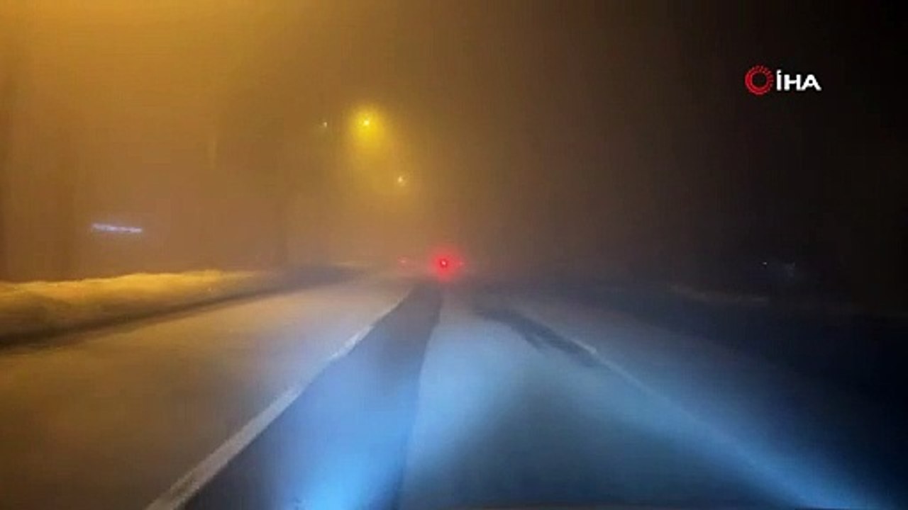 Sis bir şehrimizi yuttu! Göz gözü görmüyor