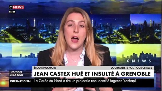 Les images de Jean Castex menacé et insulté hier lors de sa visite à Grenoble sous haute protection aux cris de pourri et vendu , poursuivi par quelques dizaines de personnes