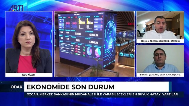 Deva Partisi Ekonomi ve Finans Politikaları Başkanı İbrahim Çanakcı Artı TV'de Gündemi Değerlendirdi.