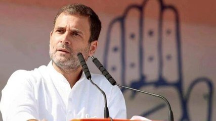 Watch: Rahul Gandhi pays homage to Mahatma Gandhi at Raj Ghat