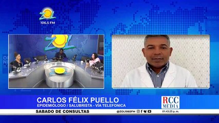 "La tercera dosis puede ser con la misma vacuna anterior" Dr. Carlos Félix Puello