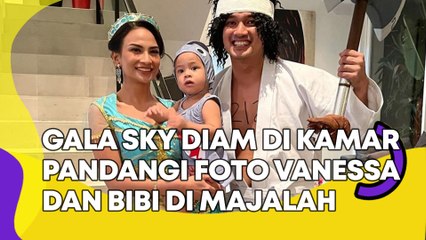 Nyesek! Gala Sky Diam Lama di Kamar Pandangi Foto Vanessa Angel dan Bibi di Majalah
