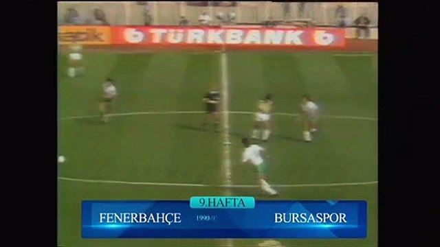 Fenerbahçe 0-0 Bursaspor 28.10.1990 - 1990-1991 Turkish 1st League Matchday 9