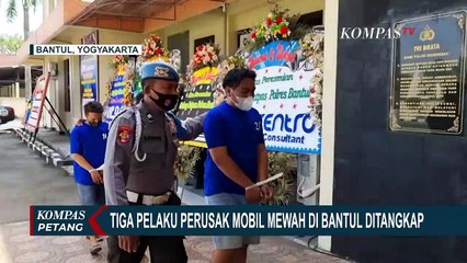 Polisi Berhasil Tangkap 3 Pelaku Perusakan Mobil Mewah dan Pengeroyokan di Bantul