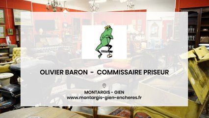 Olivier Baron, commissaire priseur à Montargis et Gien.
