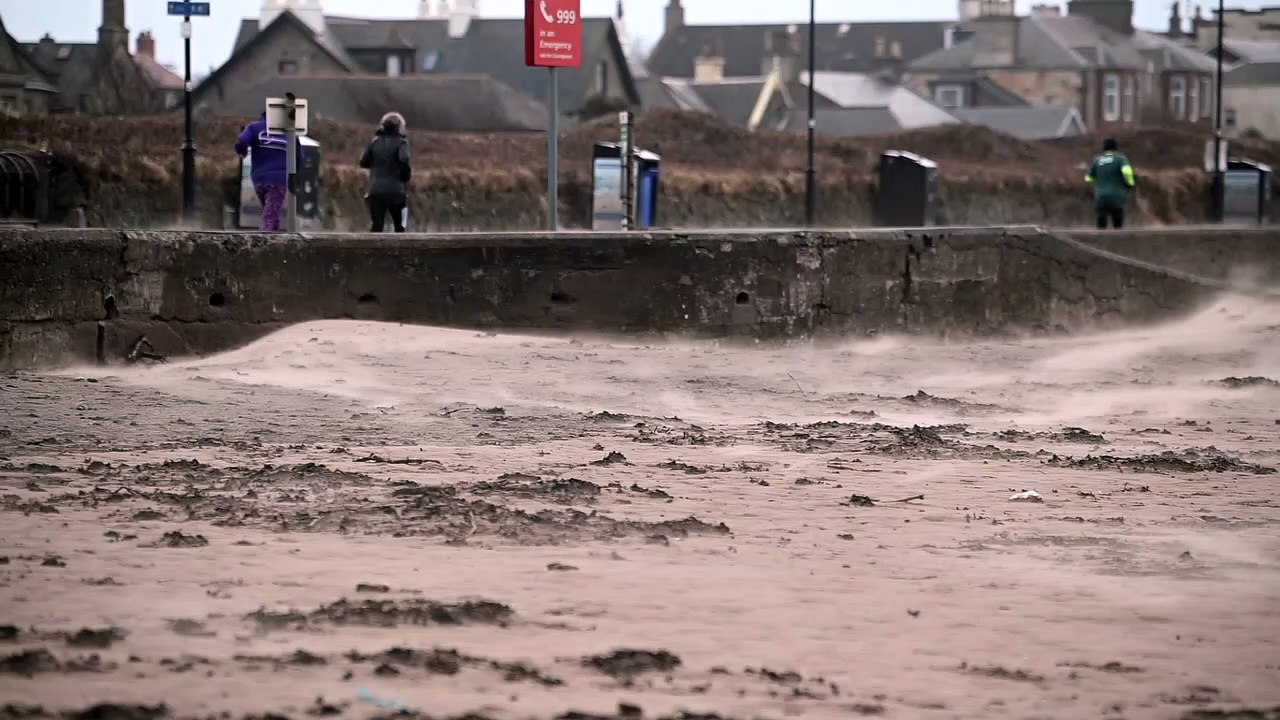 Storm Malik at Troon