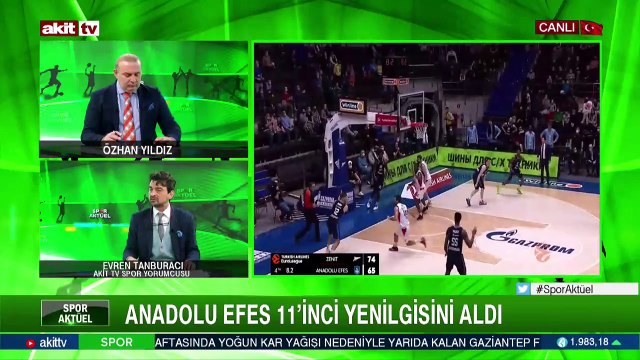 Anadolu Efes 11'inci yenilgisini aldı