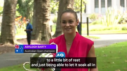 'Australian Open win hasn't sunk in yet' - Barty