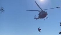 Prato - Escursionista ferita soccorsa in elicottero sul Monteferrato (30.01.22)