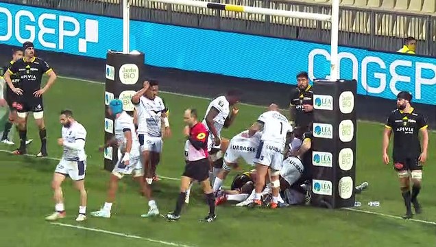 TOP 14 - Essai de Alexandre BECOGNEE (MHR) - Stade Rochelais - Montpellier Hérault Rugby - J16 - Saison 2021/2022