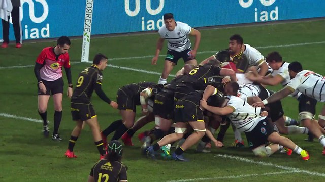 TOP 14 - Essai de François DA ROS (BO) - CA Brive - Biarritz Olympique - J16 - Saison 2021/2022