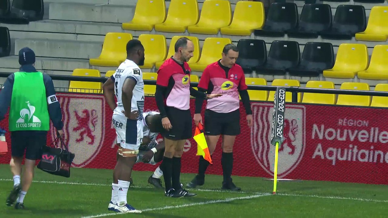 TOP 14 - Essai de Dyllin LEYDS (SR) - Stade Rochelais - Montpellier Hérault Rugby - J16 - Saison 2021/2022