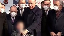 Çocuk 'Hain Kılıçdaroğlu' dedi, Erdoğan güldü