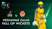 Peshawar Zalmi Fall Of Wickets | Peshawar Zalmi vs Islamabad United | Match 5 | HBL PSL 7 | ML2G