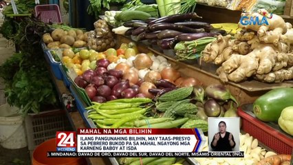 Ilang pangunahing bilihin, may taas-presyo sa pebrero bukod pa sa mahal... | 24 Oras Weekend