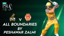 All Boundaries By Peshawar Zalmi | Peshawar Zalmi vs Islamabad United | Match 5 | HBL PSL 7 | ML2G