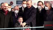 Cumhurbaşkanı Erdoğan'ın elinden mikrofonu kapan Trabzonlu çocuk öyle şeyler söyledi ki...