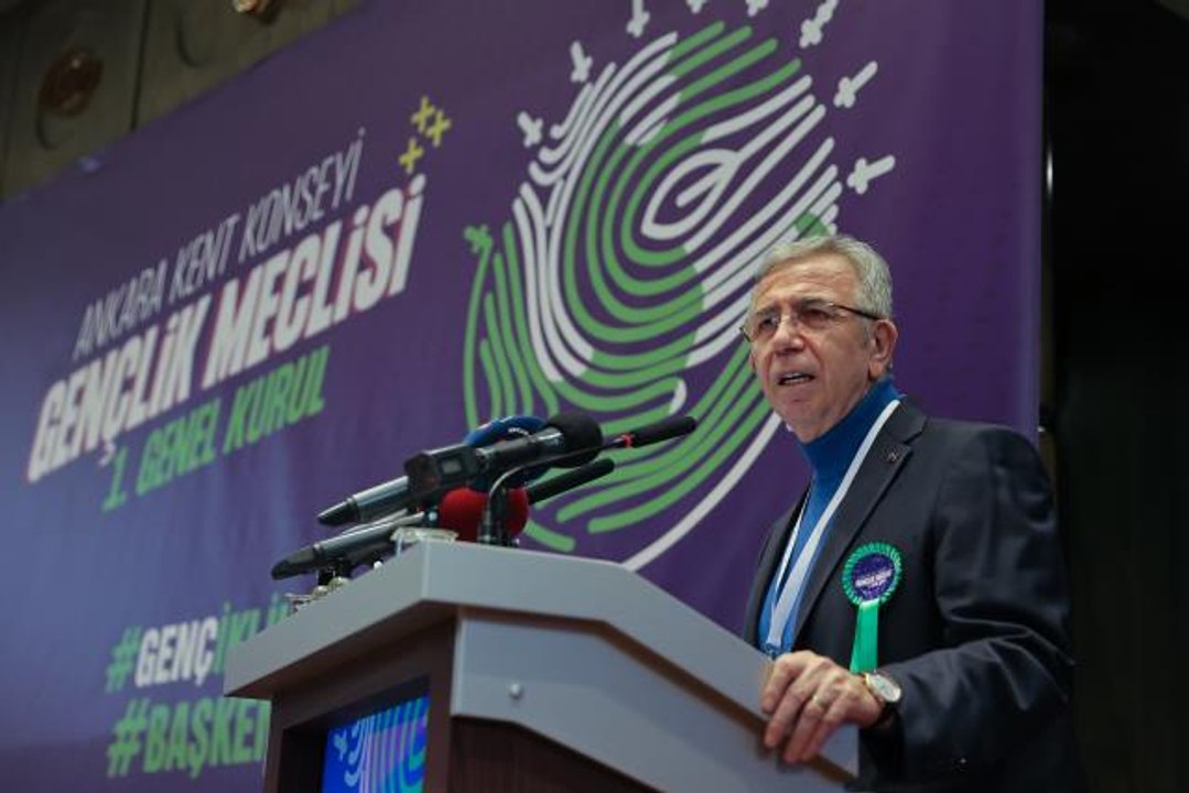 Ankara Büyükşehir Belediye Başkanı Yavaş, Gençlik Meclisi Genel Kurulu'nda konuştu