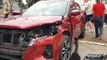 Forte colisão de trânsito registrada no Bairro Santo Onofre deixa dois feridos